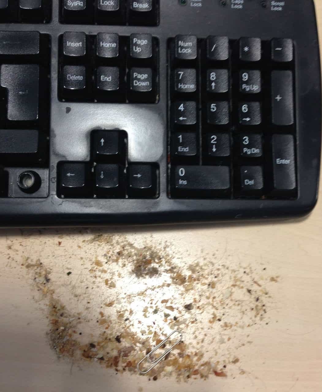 Before and After Photos Keyboard Cleaning Computer